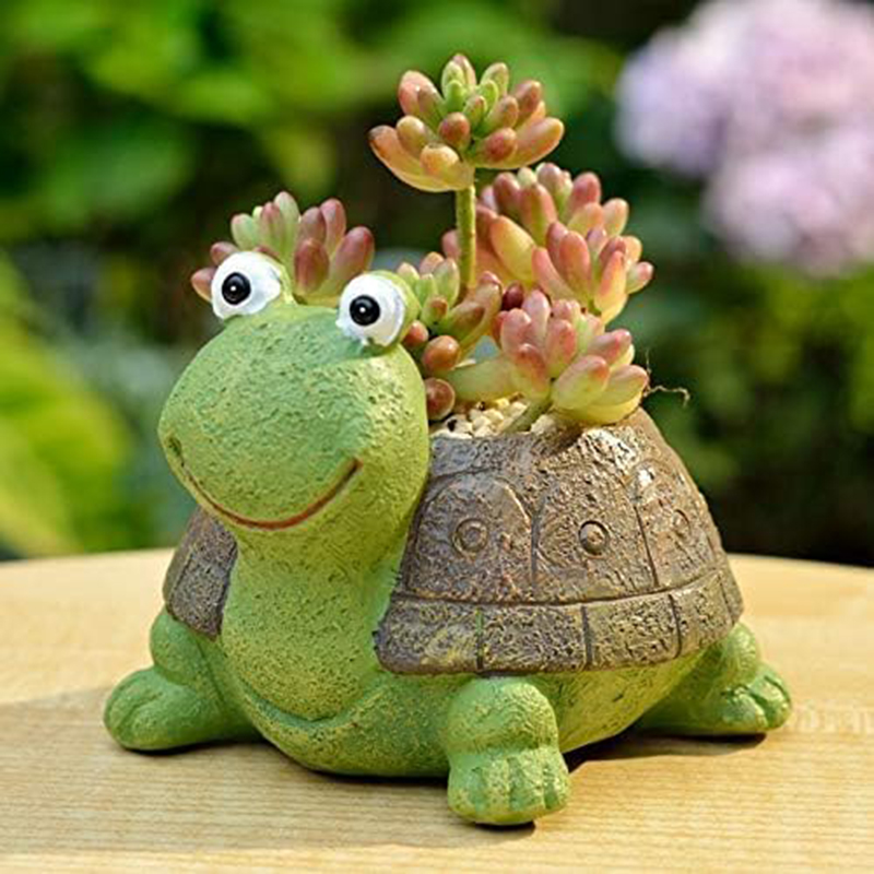 Bonsai Garden For Desk - Maceta suculenta de tortuga para niñas,