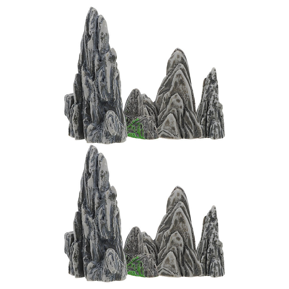 Mini Bonsai Zen Garden - 8 Piezas de Adornos de Rocas
