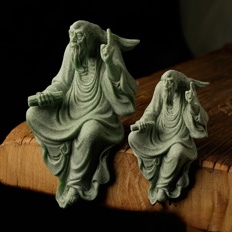 Mini Bonsai Zen Garden - Estatuas de Buda para decoración del