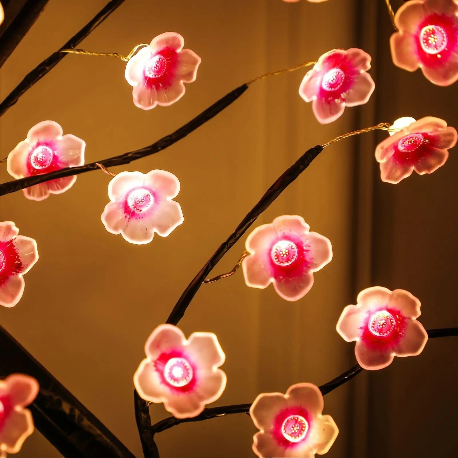Luz nocturna de árbol de mesa, - Bonsai Garden Dc reseña y precio