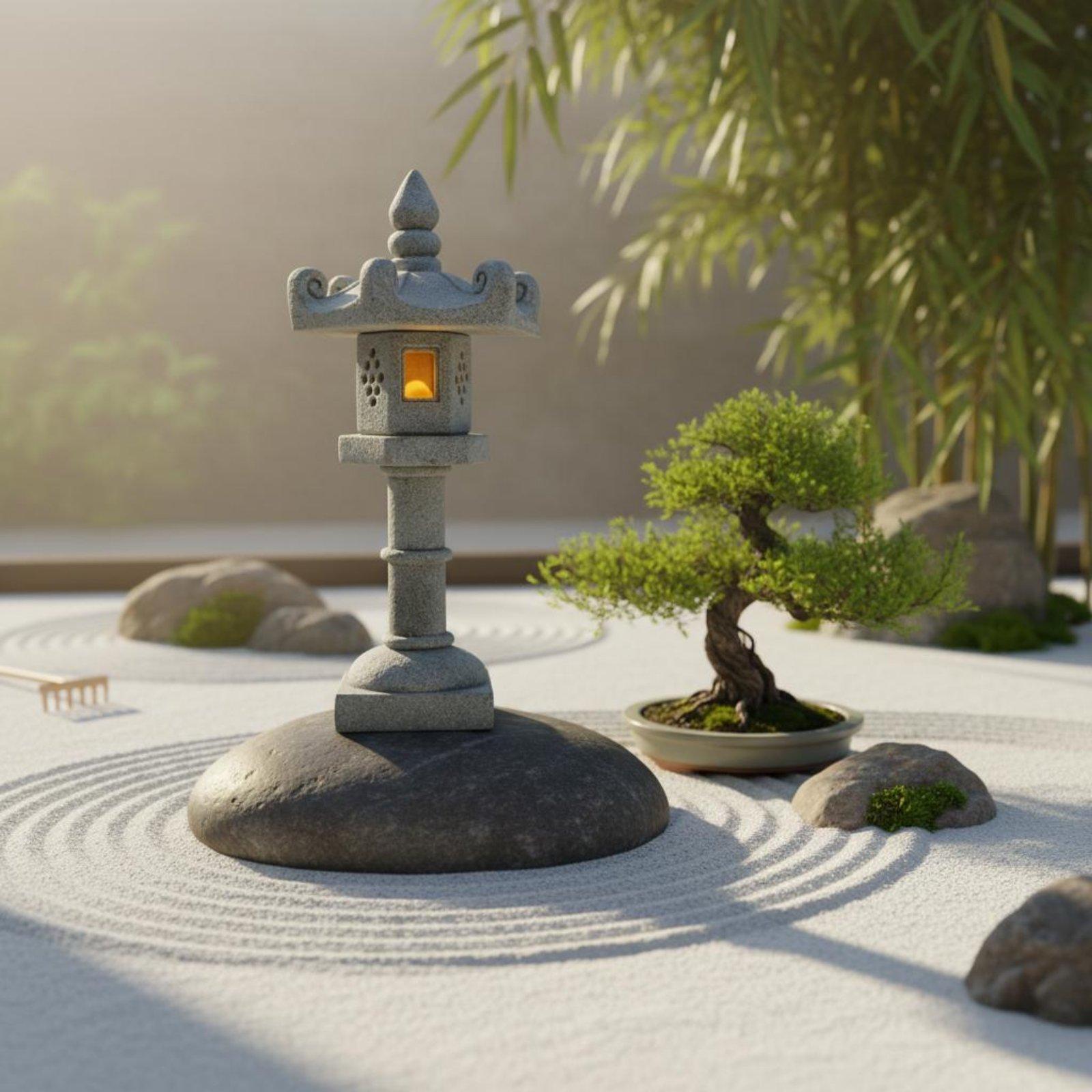 Farol de Jardín Japonés, Farol - Bonsai Garden Dc reseña y precio