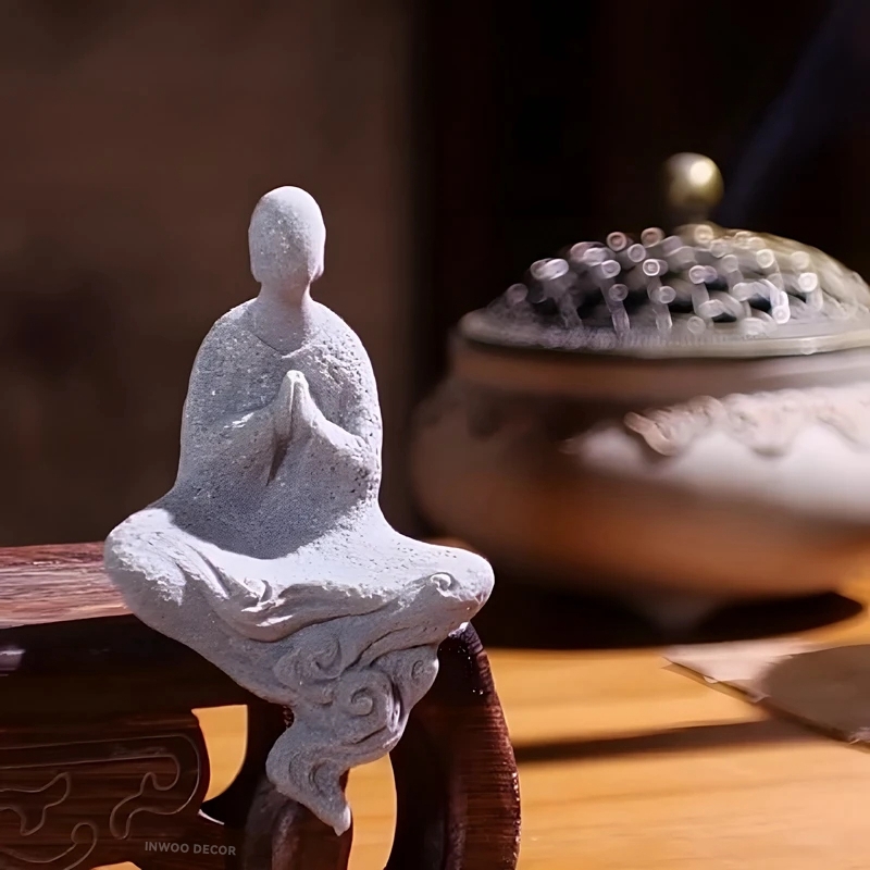 Estatua de Buda de piedra, fig - Bonsai Garden For Desk reseña y precio