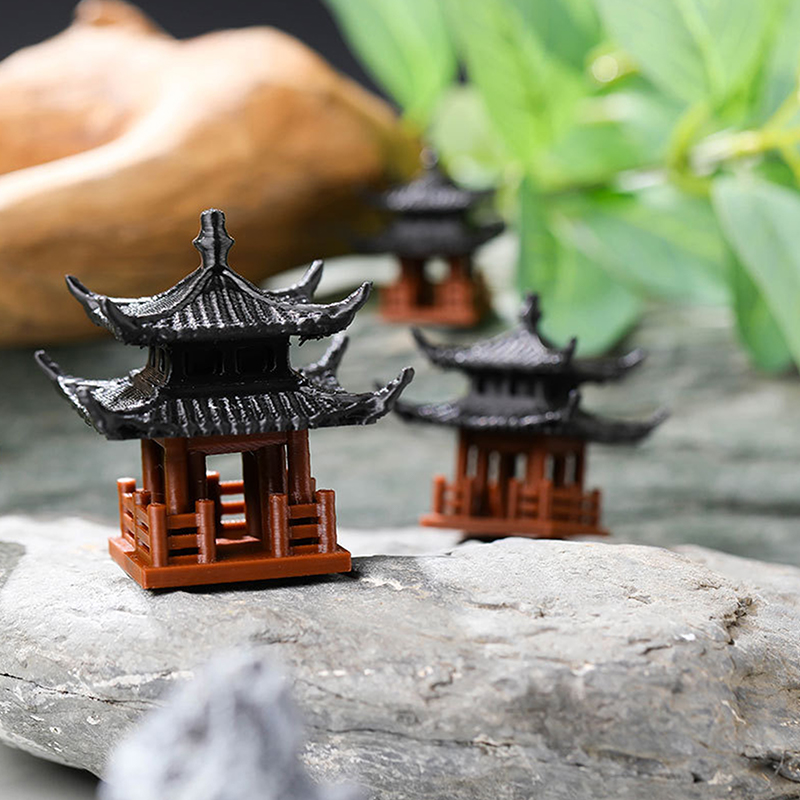 Mini estatua de Pagoda, decora - Mini Bonsai Zen Garden reseña y precio